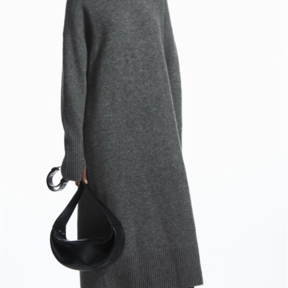 COS Oversized Knitted Alpaca Sweater Dress